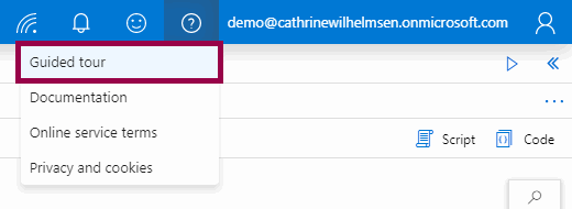 DataFlowsCreateDataFlow03GuidedTour